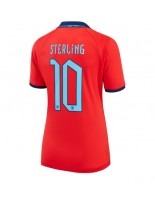 Englanti Raheem Sterling #10 Vieraspaita Naisten MM-kisat 2022 Lyhythihainen